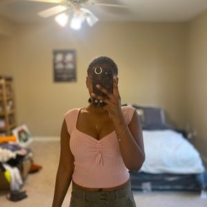 PacSun Flirty pink top